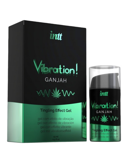 Intt Vibration! - folyékony vibrátor - Ganjah (15ml)