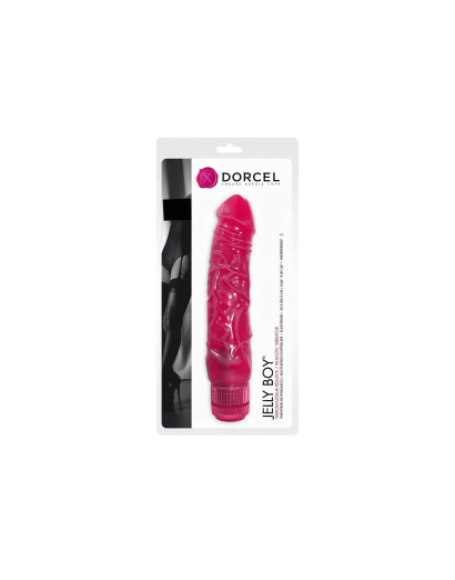 Dorcel Jelly Boy - zselés, élethű vibrátor (pink)