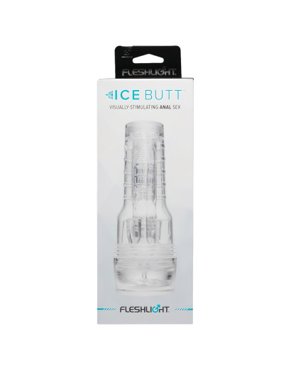 Fleshlight Ice Butt - műpopsi maszturbátor (áttetsző)