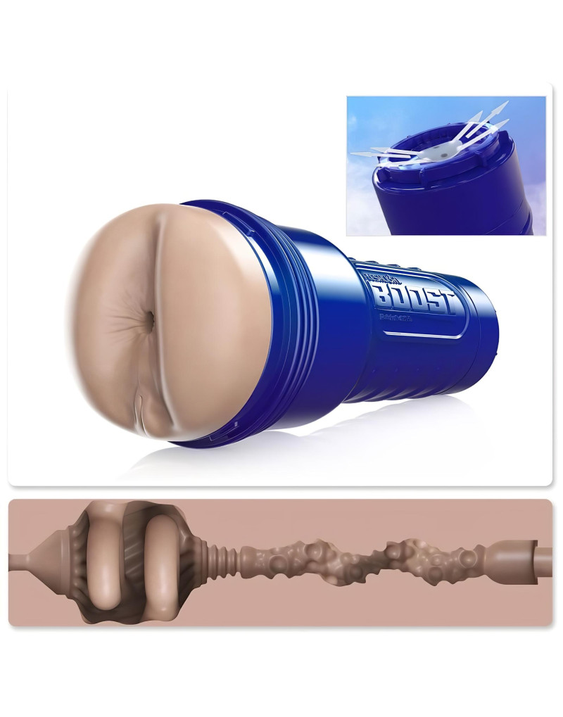 Fleshlight Boost Blast - élethű popsi maszturbátor (natúr)