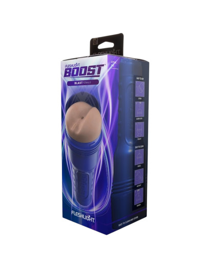 Fleshlight Boost Blast - élethű popsi maszturbátor (natúr)