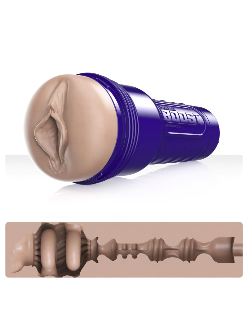 Fleshlight Boost Bang - élethű műpunci maszturbátor (natúr)