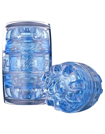 Fleshlight Quickshot Turbo - utazó maszturbátor (kék)