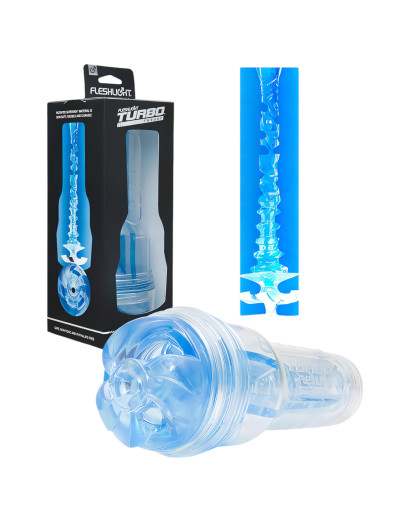 Fleshlight Turbo Thrust - szívó maszturbátor (kék)