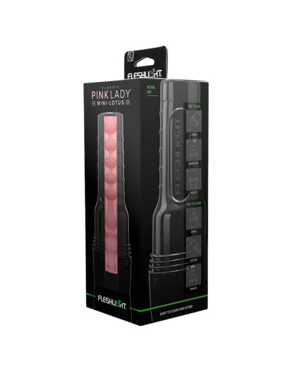 Fleshlight Pink Lady Mini-Lotus - élethű műpunci tokban (natúr)