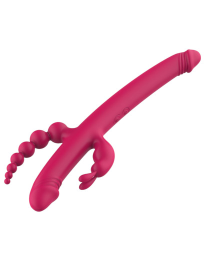 Dreamtoys Anywhere Pleasure Vibe - akkus, 4 ágú vibrátor (pink)