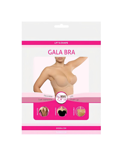 Bye Bra Gala D - rejtett Push-up melltartó (nude)