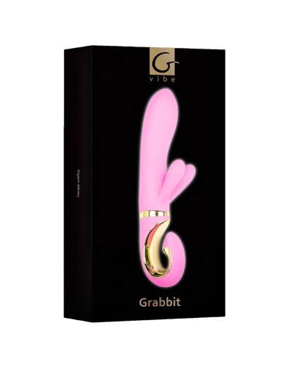 G-Vibe GRabbit - akkus, 3 motoros G-pont vibrátor (pink)