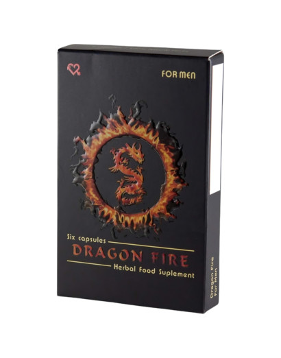 Dragon Fire - étrend-kiegészítő kapszula férfiaknak (6db)