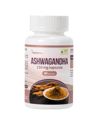 Netamin Ashwagandha 250mg - étrend-kiegészítő kapszula (60db)