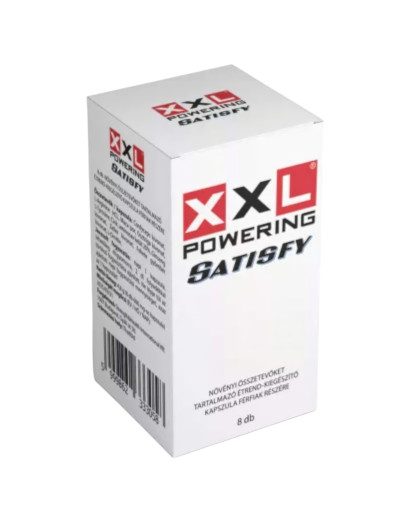 XXL powering Satisfy - erős, étrend-kiegészítő férfiaknak (8 db)