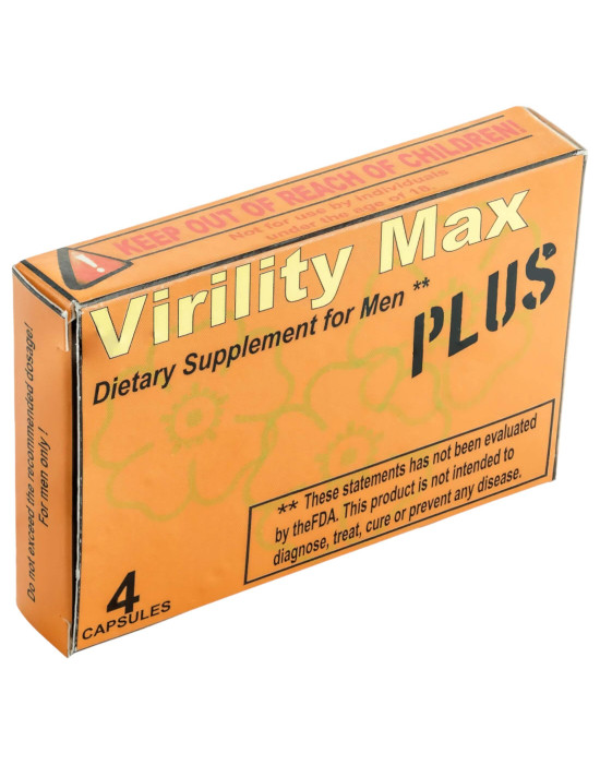 Virility Max Plus - étrend-kiegészítő kapszula férfiaknak (4db)