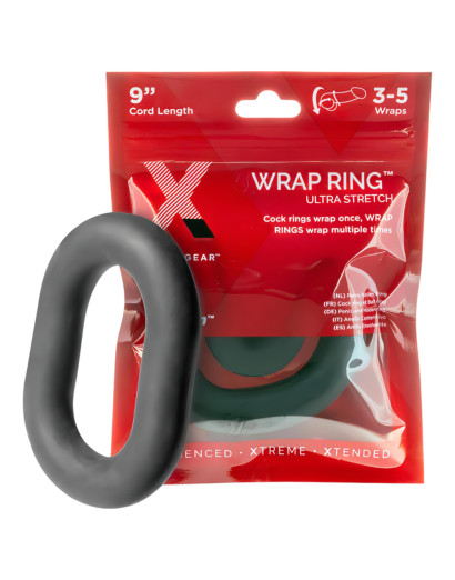 Perfect Fit Ultra Wrap 9 - vastag péniszgyűrű - fekete (22cm)