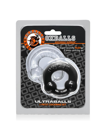 / OXBALLS Ultraballs - extra erős golyós péniszgyűrű szett (2 részes)