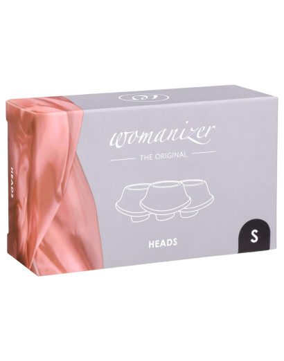 Womanizer Premium S - pótszívóharang szett - fekete (3db)