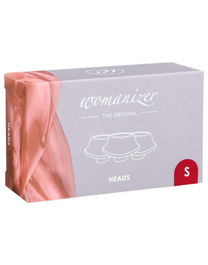 Womanizer Premium S - pótszívóharang szett - piros (3db)