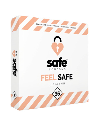 SAFE Feel Safe - vékony óvszer (36db)