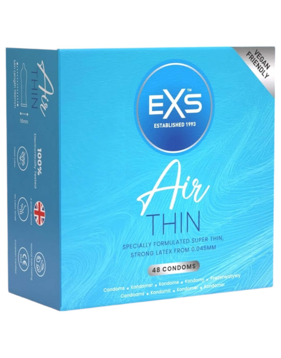 EXS Air Thin - latex óvszer (48db)