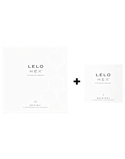 LELO Hex Original - luxus óvszer csomag (36+3db)