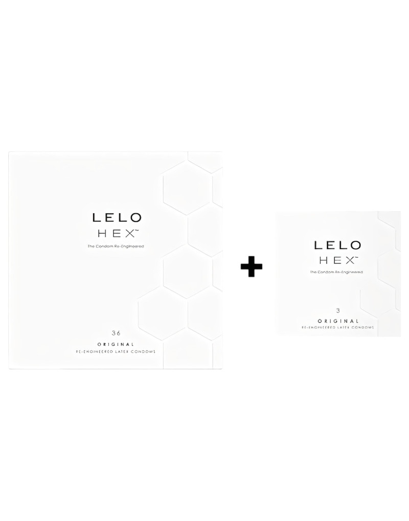 LELO Hex Original - luxus óvszer csomag (36+3db)