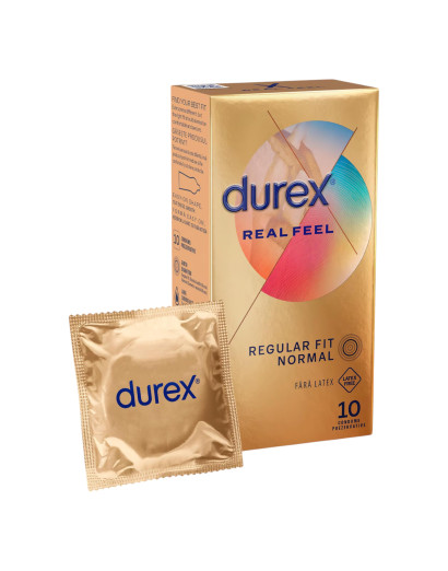 Durex Real Feel - latexmentes óvszer (10db)