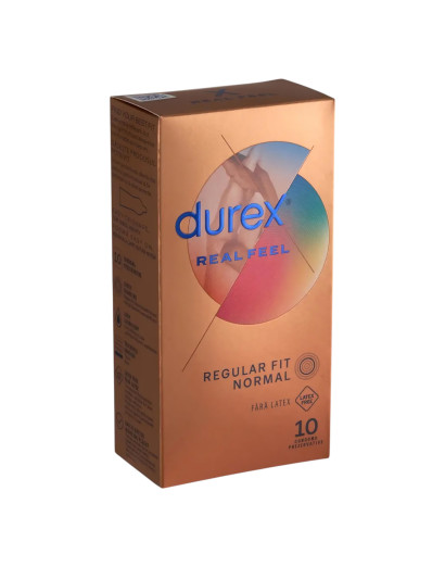 Durex Real Feel - latexmentes óvszer (10db)