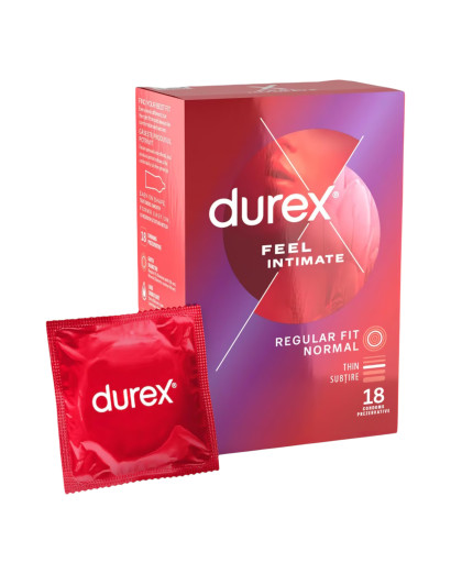 Durex Feel Intimate - vékonyfalú óvszer (18db)