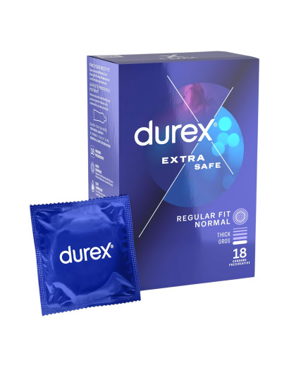 Durex Extra Safe - biztonságos óvszer (18db)