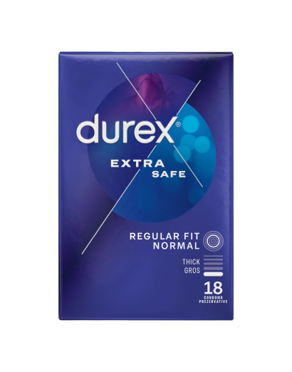 Durex Extra Safe - biztonságos óvszer (18db)