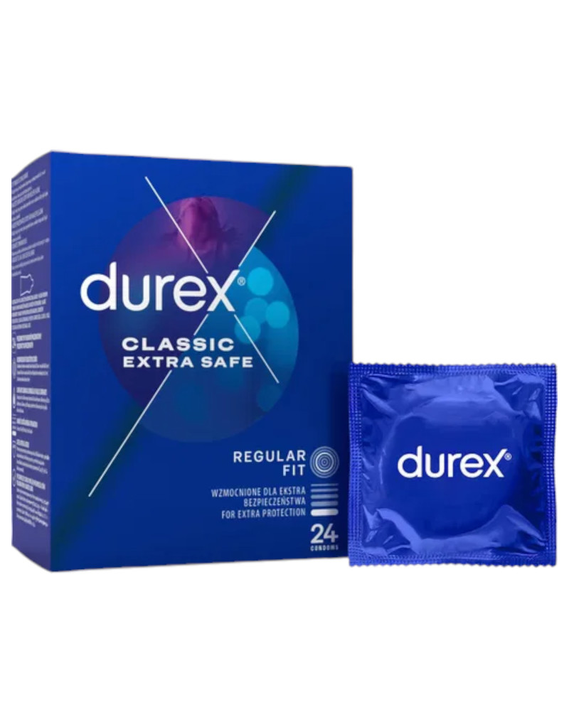 Durex Extra Safe - biztonságos óvszer (24db)