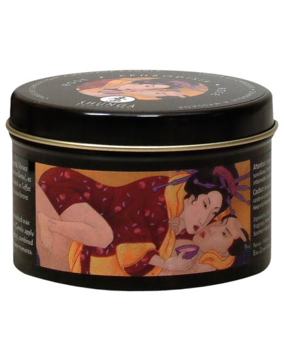 Shunga testgyertya - afrodiziákum - rózsa (170ml)