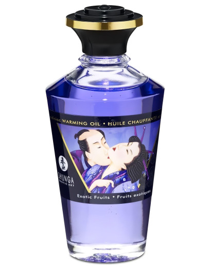 Shunga - melegítő masszázsolaj - egzotikus gyümölcs (100ml)