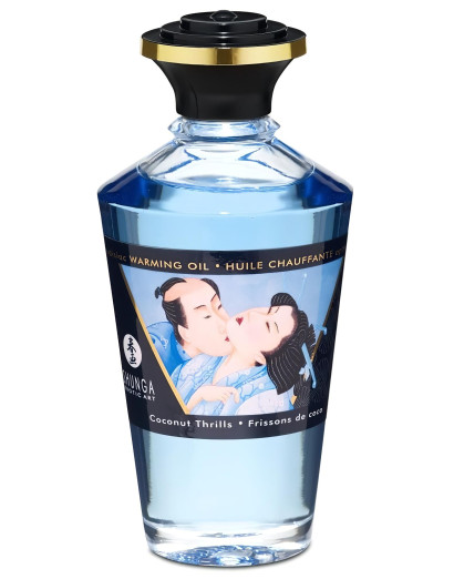 Shunga - melegítő masszázsolaj - kókusz (100ml)