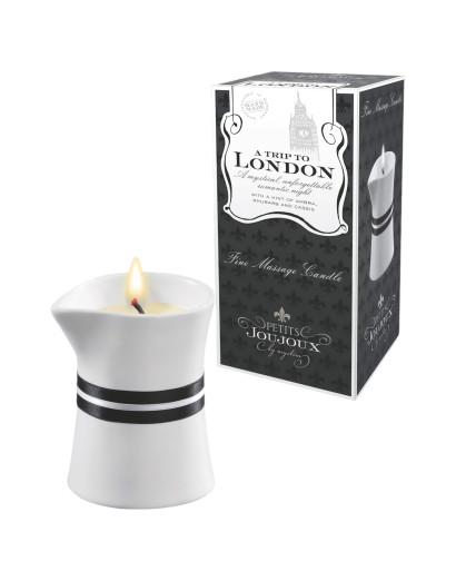 Petits Joujoux London - masszázsgyertya - rebarbara-ámbra (120ml)