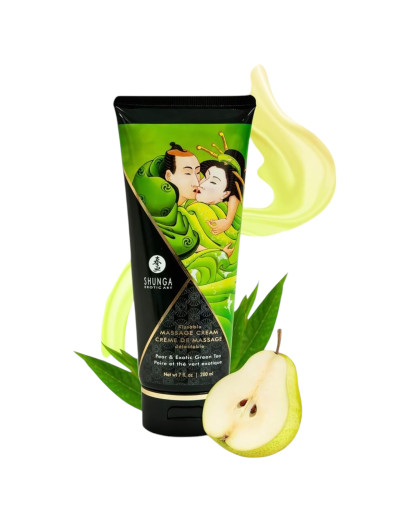 Shunga - masszázs krém - körte (200ml)