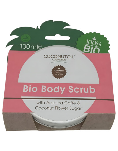 Coconutoil - Bio Testradír Kávéval & Kókuszvirágcukorral (100ml)