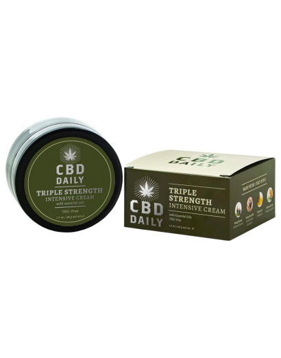 CBD Daily Triple Strength - kannabisz alapú bőrápoló krém (48g)