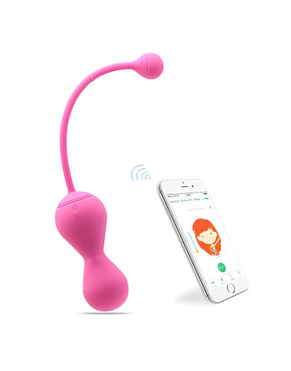 Magic Motion Kegel Master - Okos gésagolyó duó (lila)