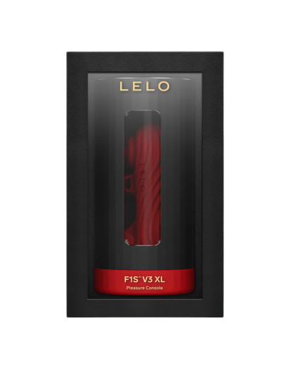 LELO F1s V3 XL - interaktív maszturbátor (fekete-piros)