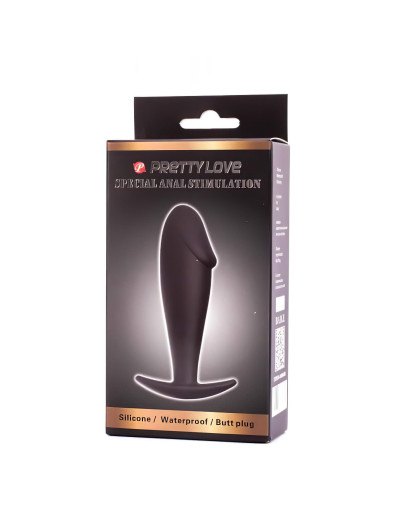 Pretty Love Anal Stimulation Plug - anál dildó (fekete)