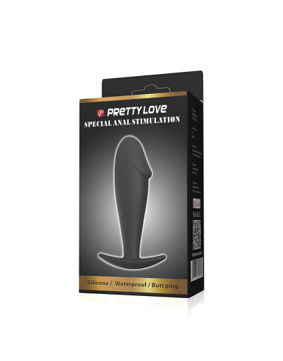 Pretty Love Anal Stimulation Plug - anál dildó (fekete)