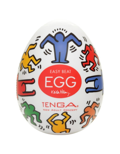 TENGA Egg Keith Haring Dance - maszturbációs tojás (1db)