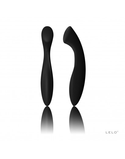 LELO Ella - kétvégű dildó (fekete)