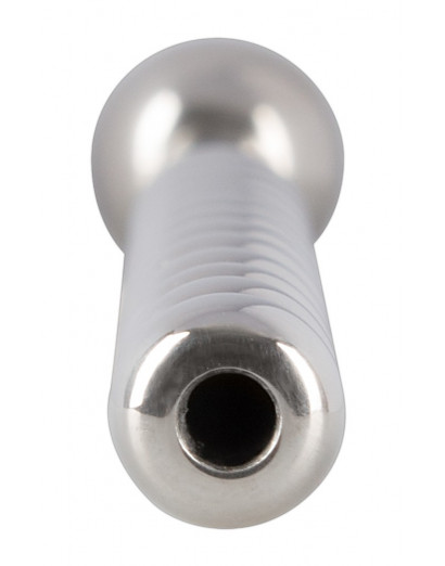 Penisplug Piss Play (54g) - gömbös, üreges húgycsőtágító rúd (0,7-1cm)